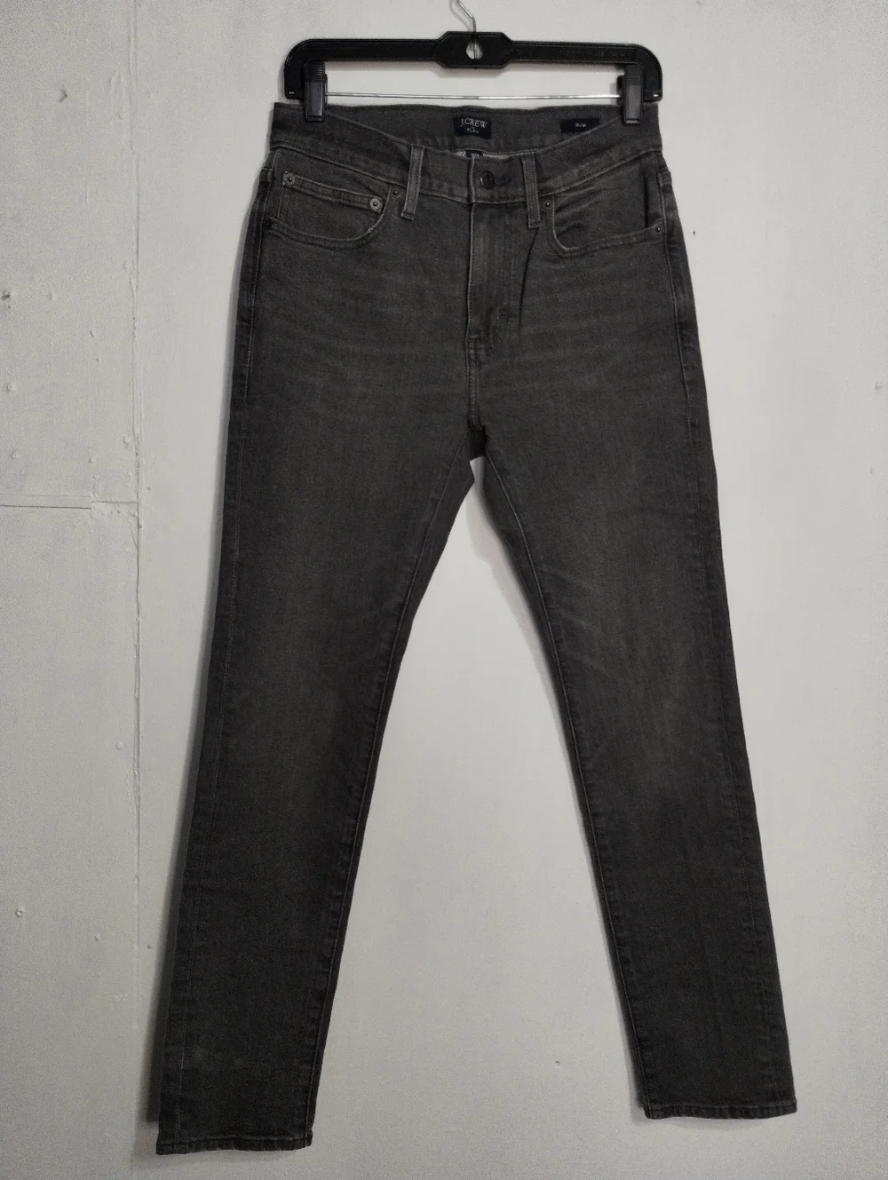J. Crew Flex Men Slim Jeans in Charcoal Gray Size (28X30)